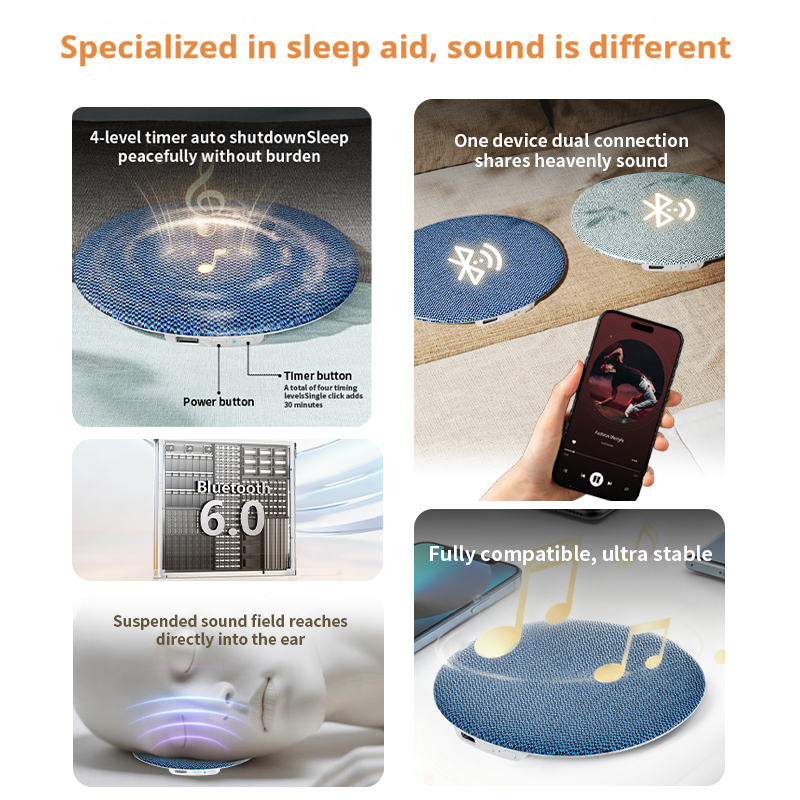 Bluetooth 6.0 Pillow Speaker f - White Noise Machine Sleep 评论和价格