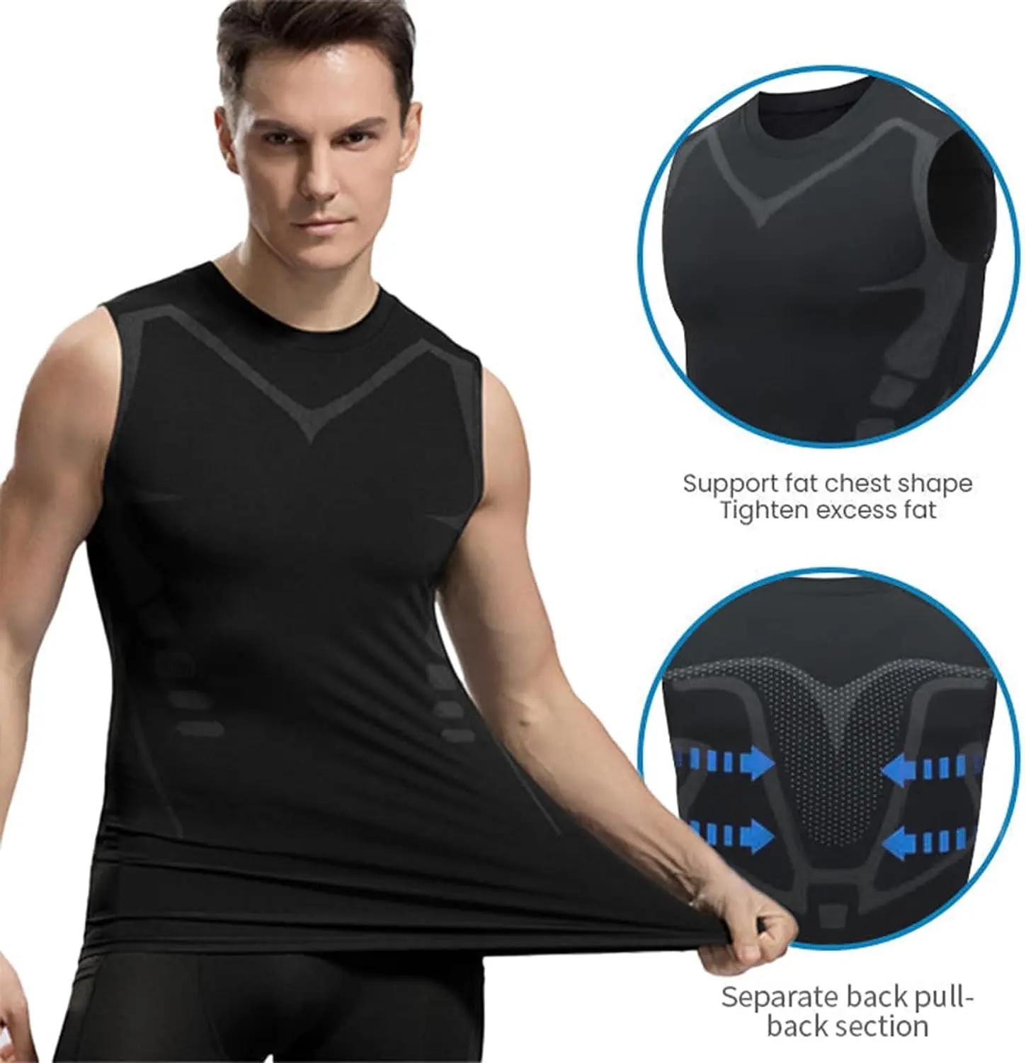 Men's Compression Tank Top, Sl - Health Wellness Fitness 评论和价格