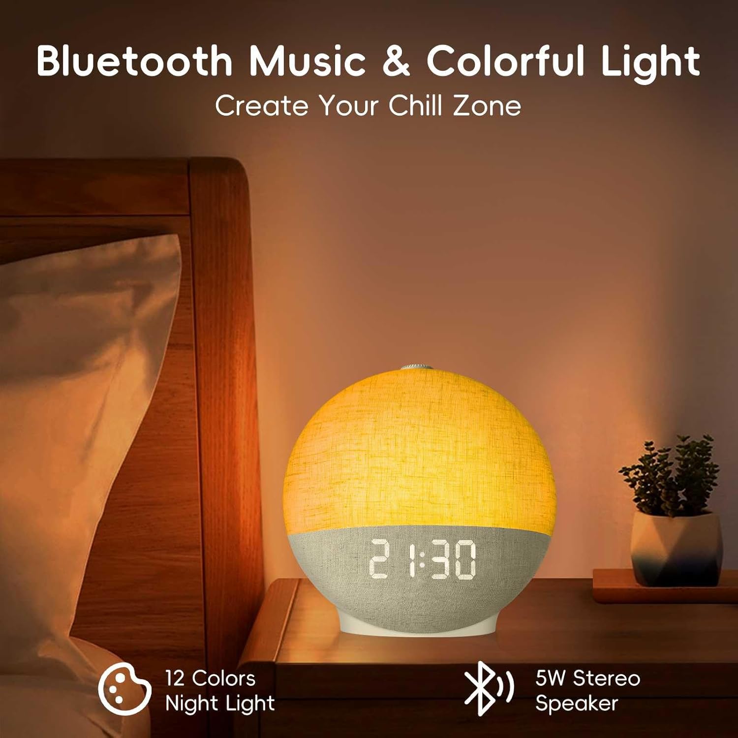 Sunrise Alarm Clock White Nois - White Noise Machine Sleep 评论和价格